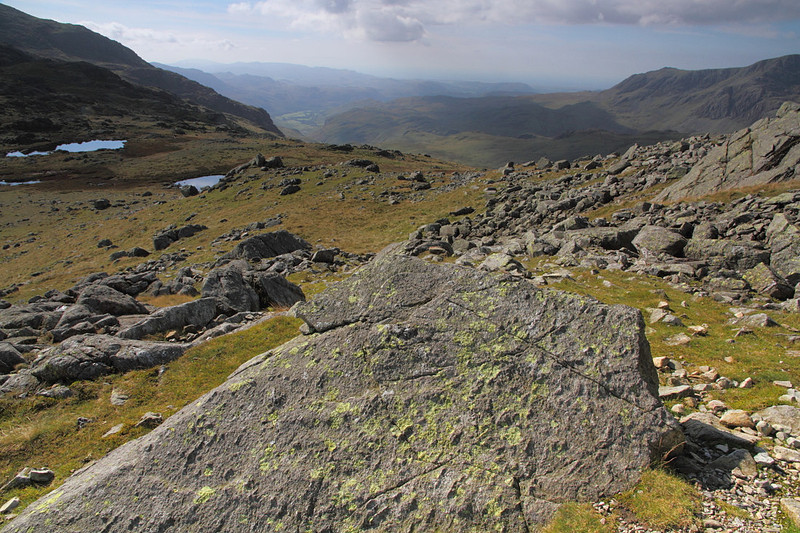View towards Eskdale from Three Tarns