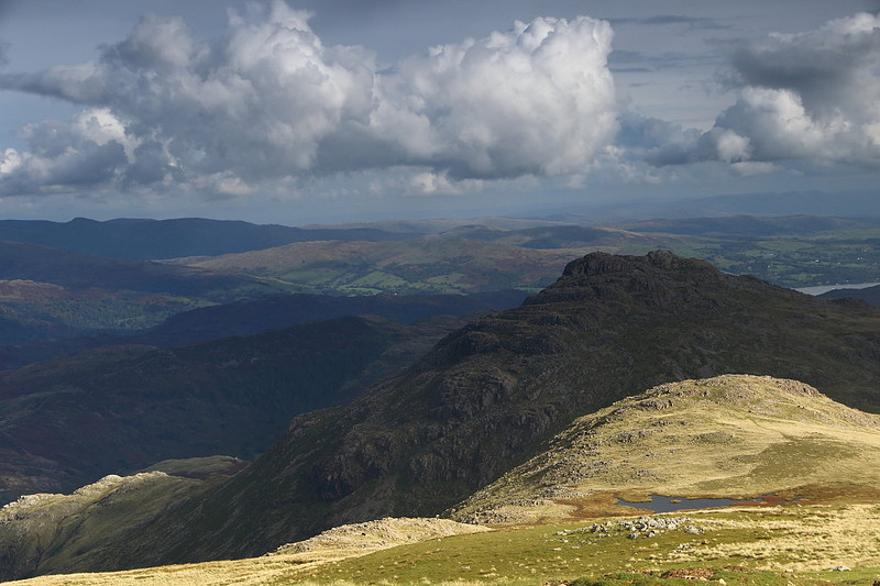 Pike O'Blisco from Crinkle Crags
