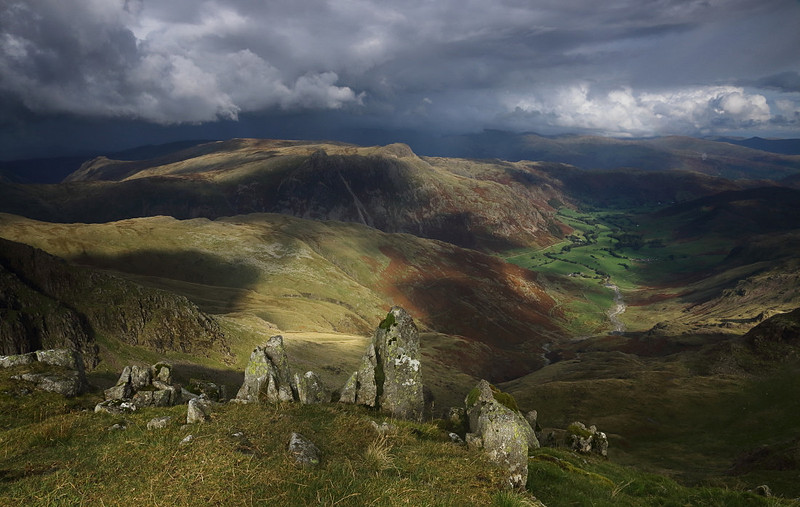 Langdale from Crinkle Crags