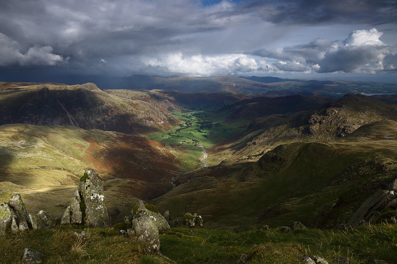 Langdale from Crinkle Crags