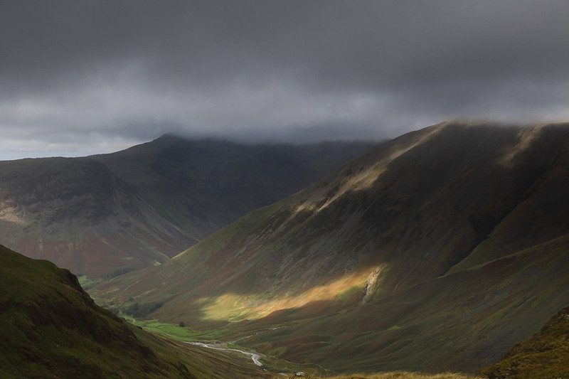 Wasdale light, from Corridor Route