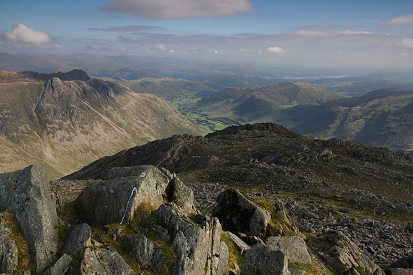 Langdale Pikes from Bowfell
