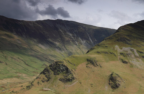 Looking across Fleetwith Pike