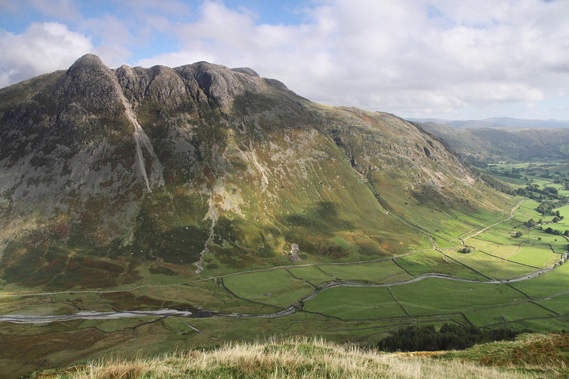 Pike O'Stickle, Mickledon and Great Langdale from The Band
